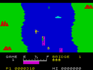 River Raid screenshot 3 for ZX Spectrum